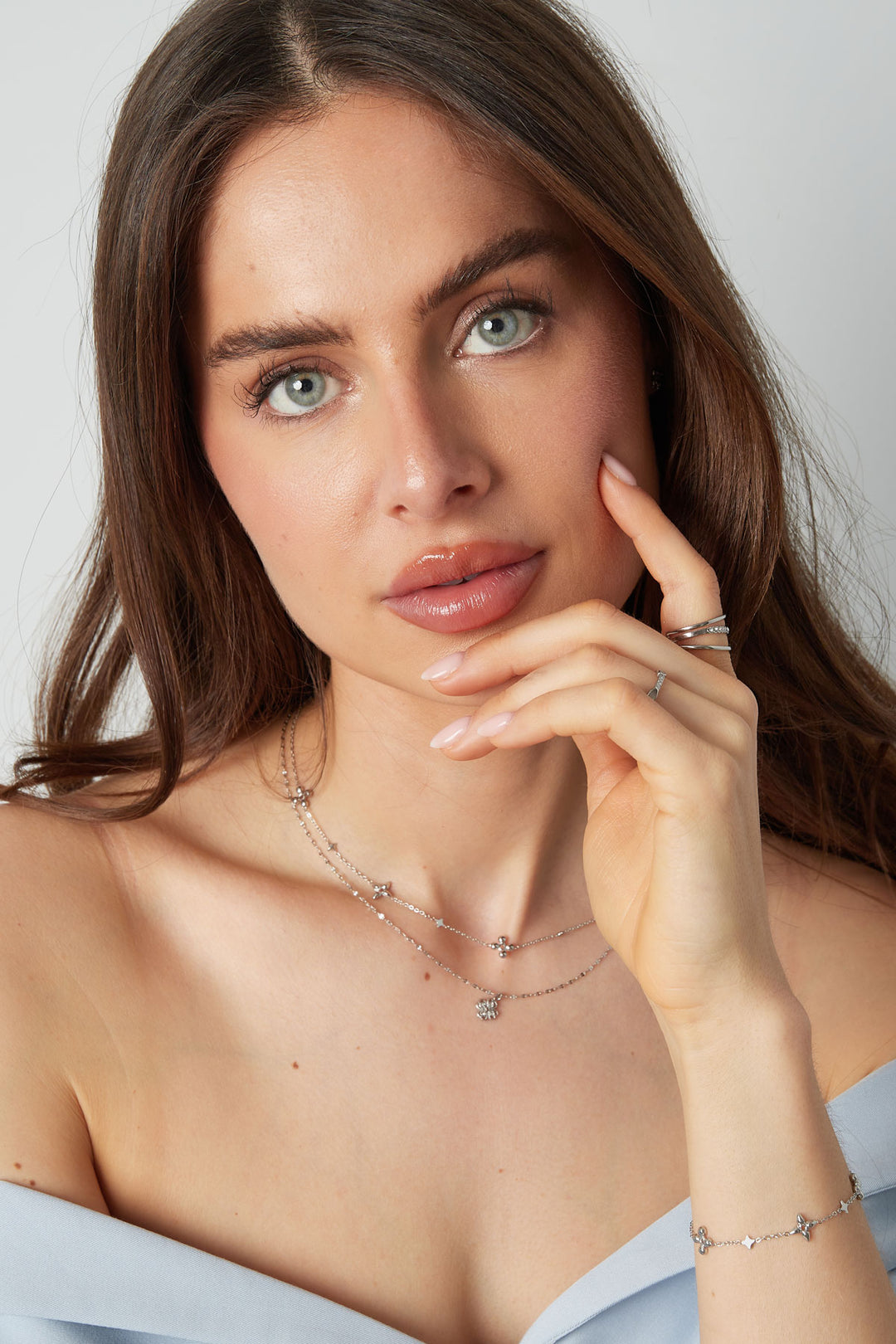 flower party necklace