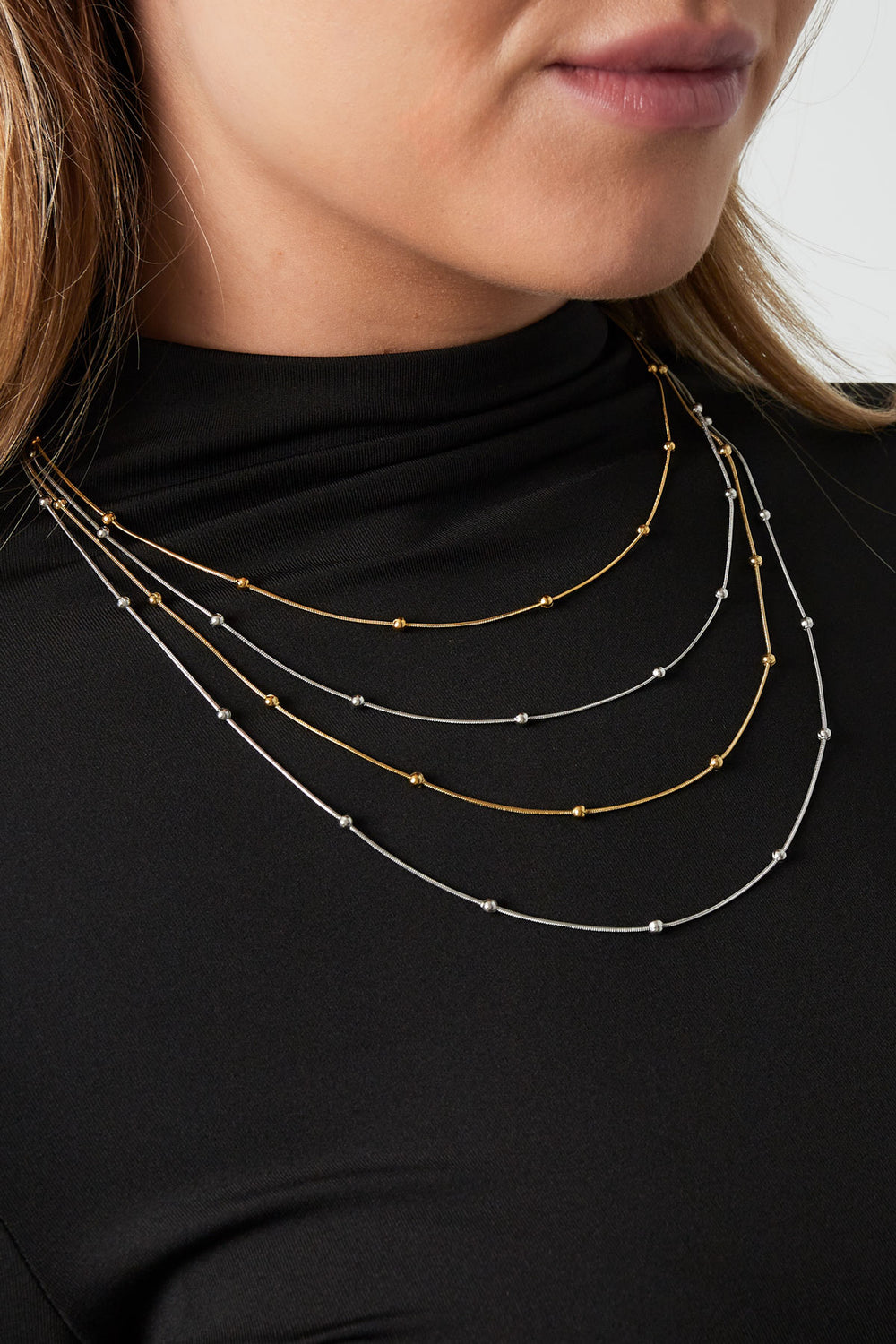 dotty layers necklace