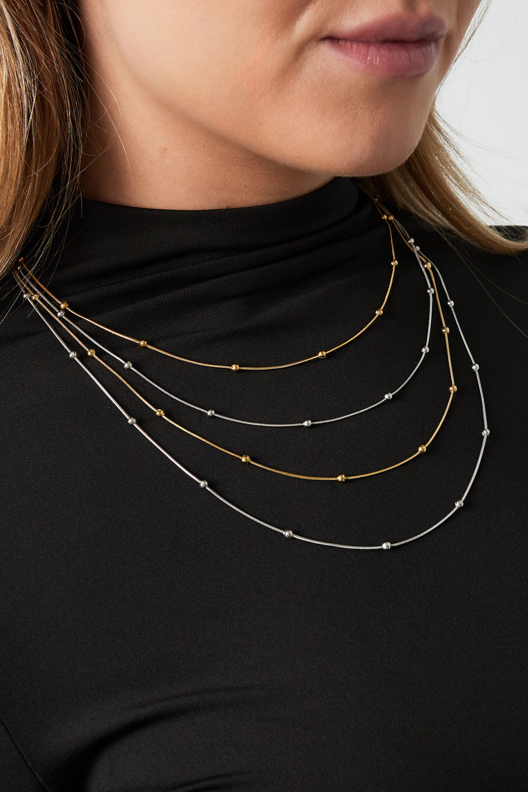 dotty layers necklace