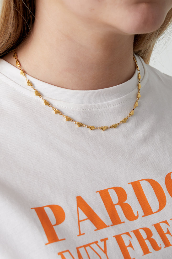 Strong heart necklace