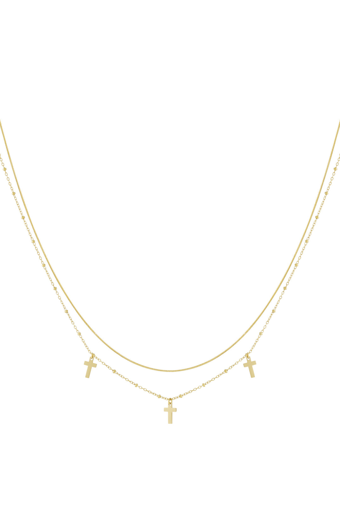  Layered Necklaces Cross Casual Daily Simple Series Women's jewelry