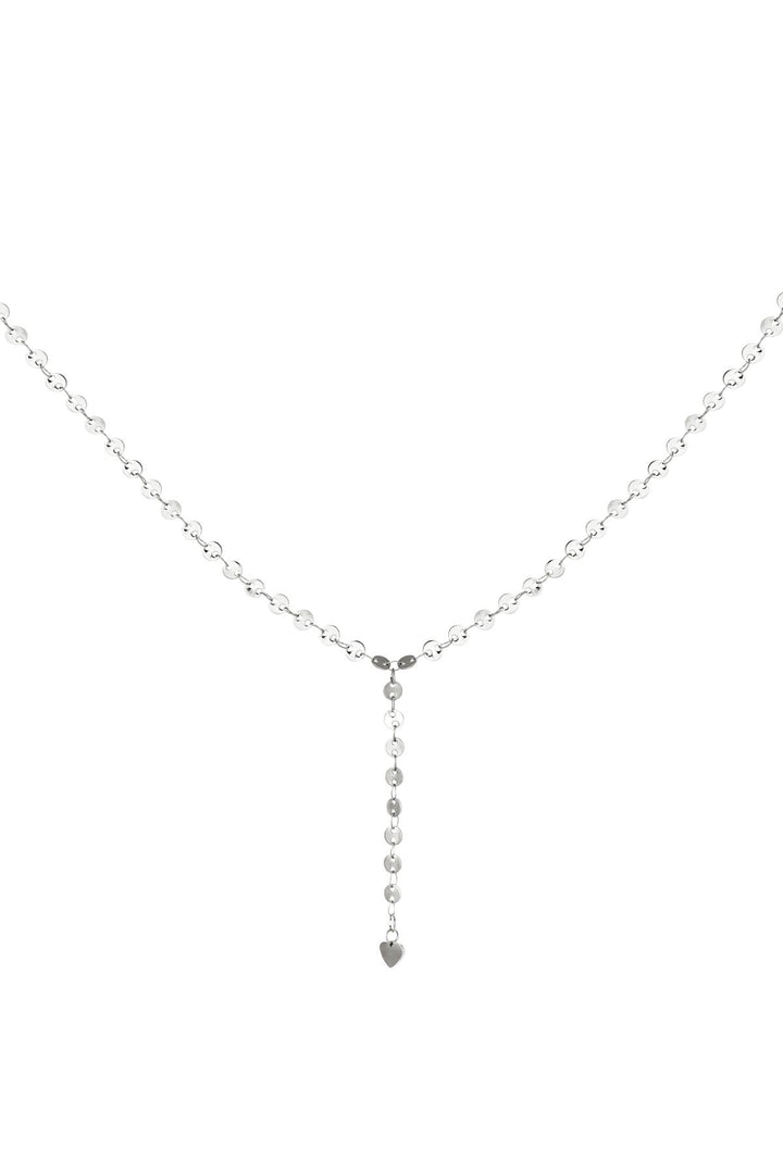 stainless steel y-chain necklace