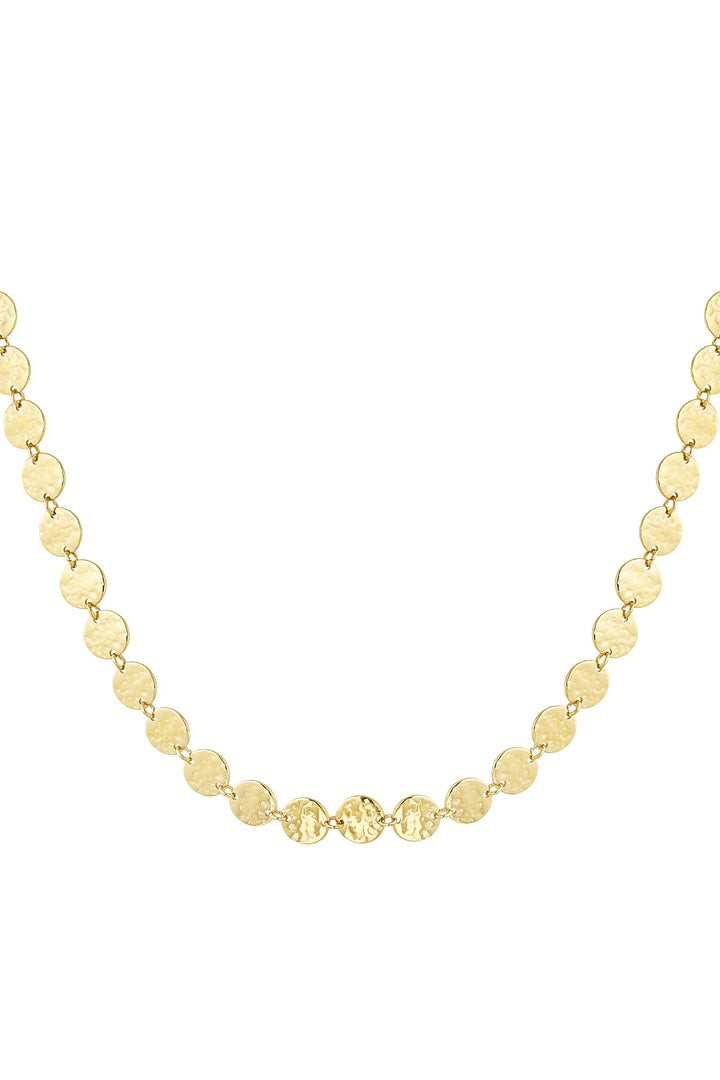 round vintage necklace