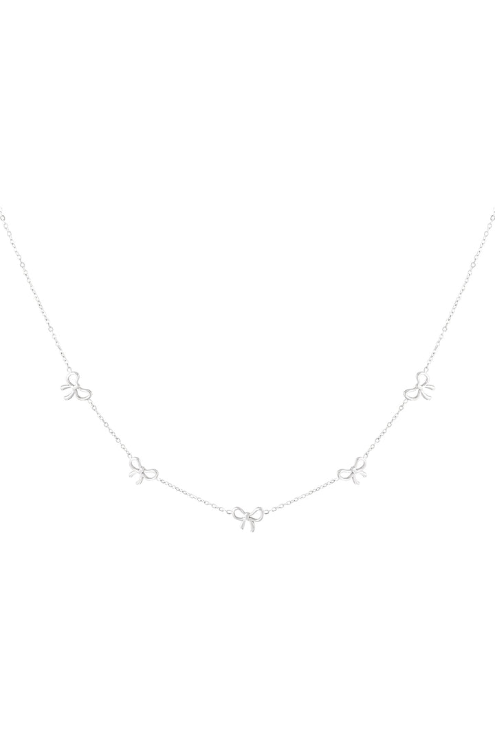 charming bows necklace