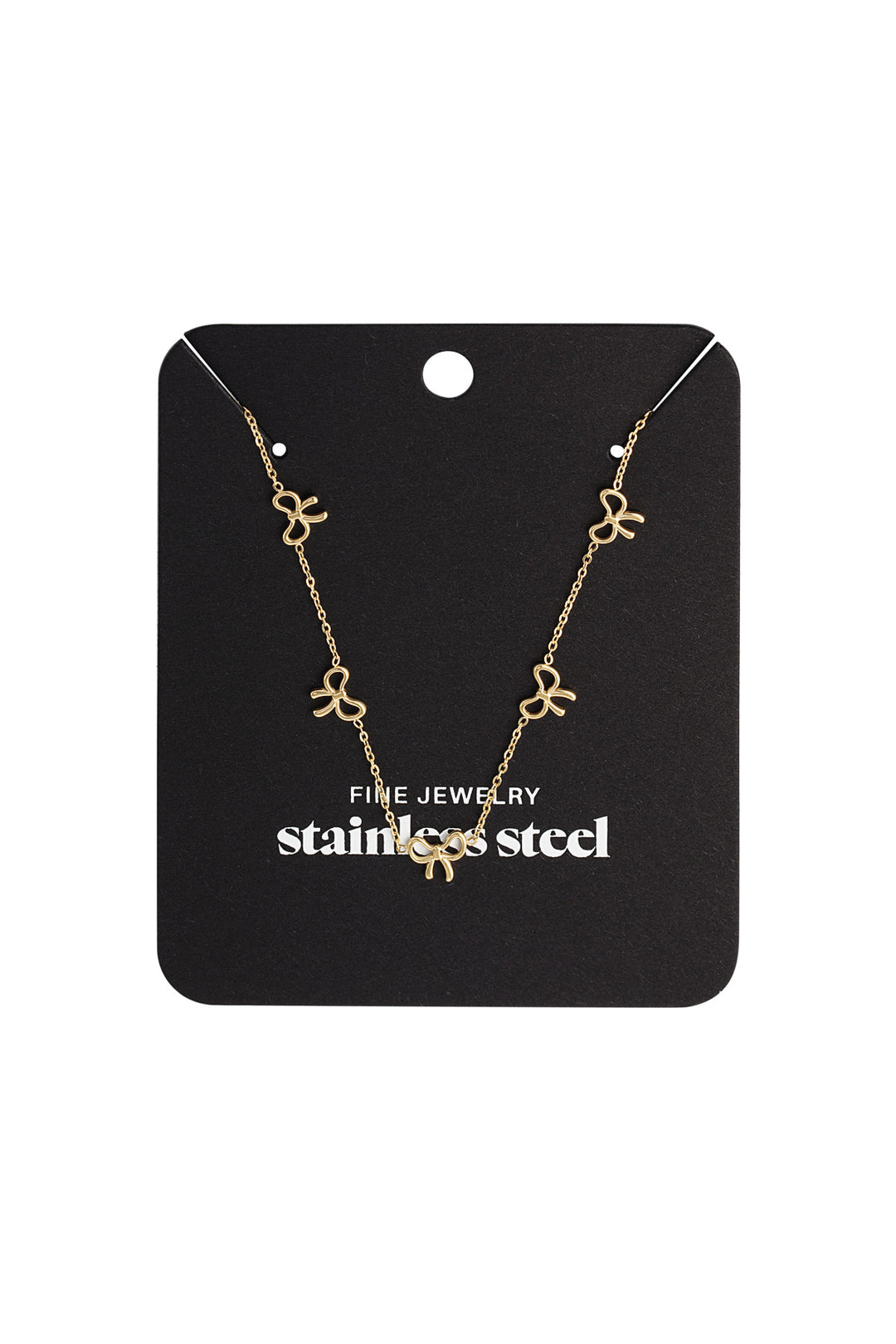 charming bows necklace