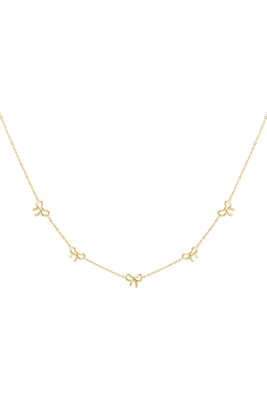 charming bows necklace
