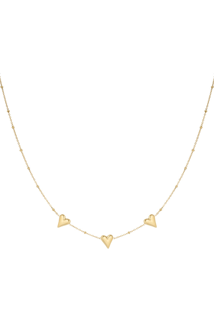 triple love necklace