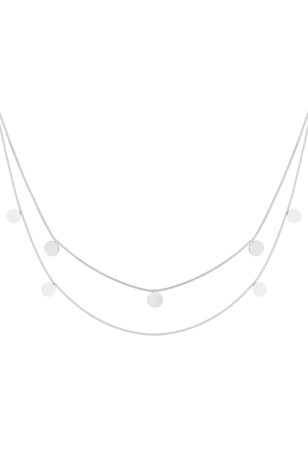 double necklace coins