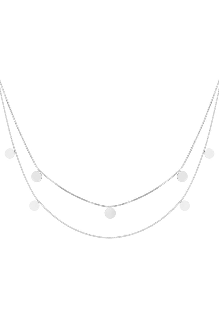 double necklace coins