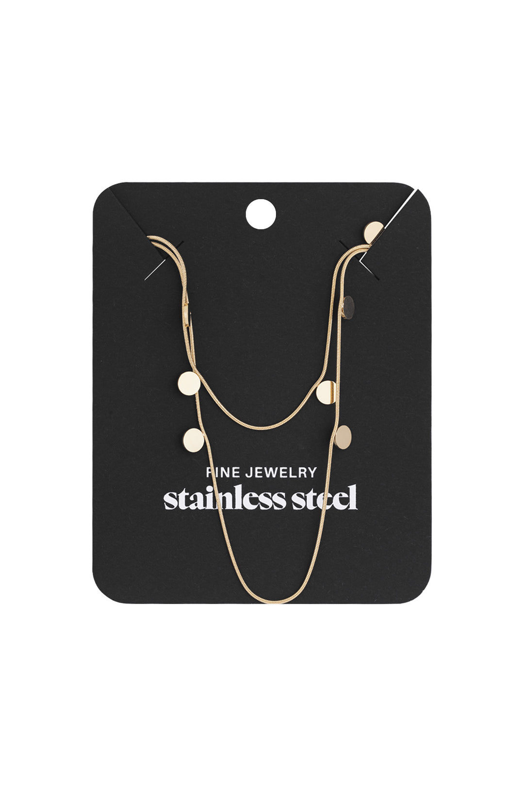 double necklace coins