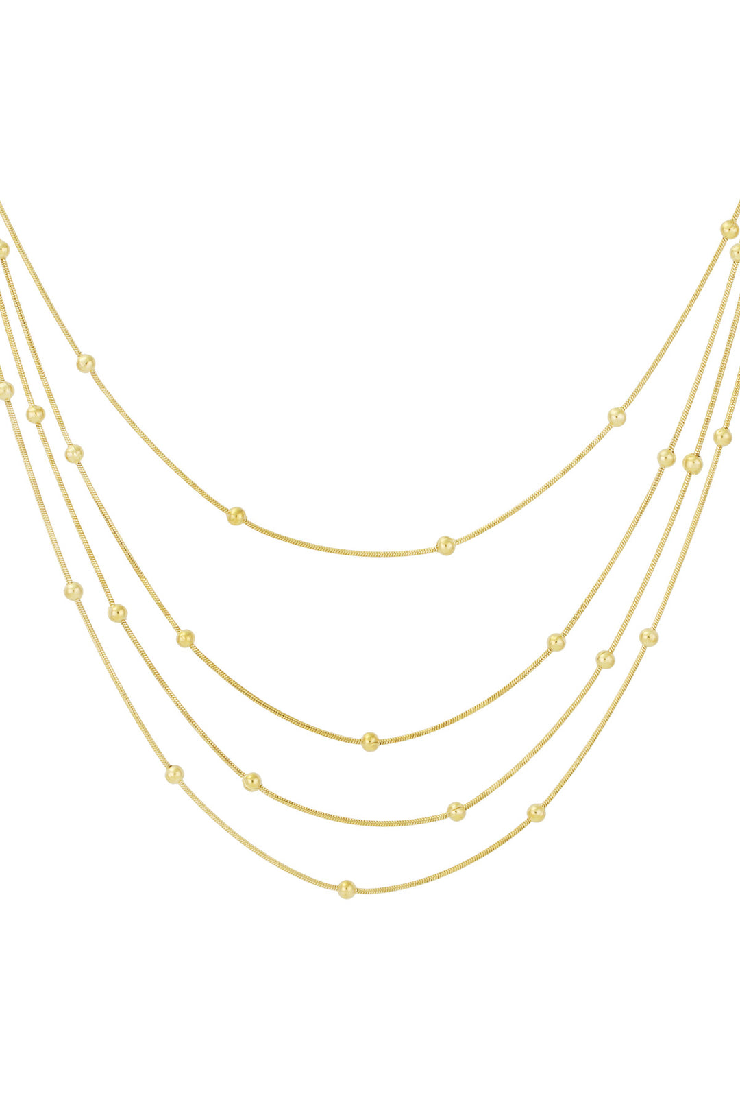 dotty layers necklace