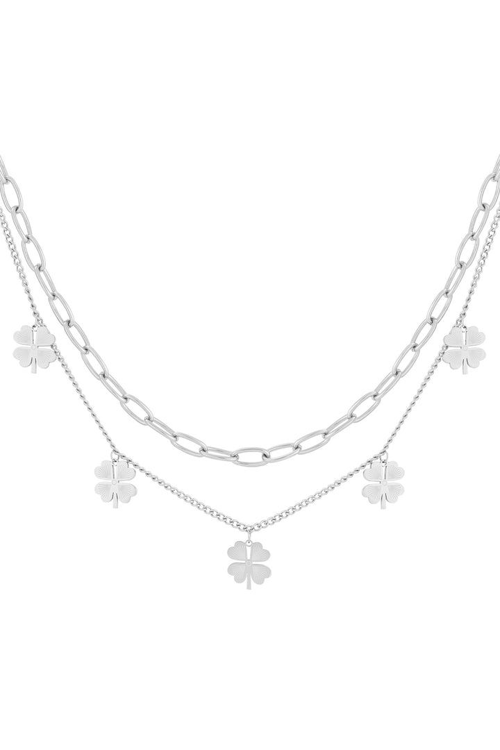 layered luck necklace