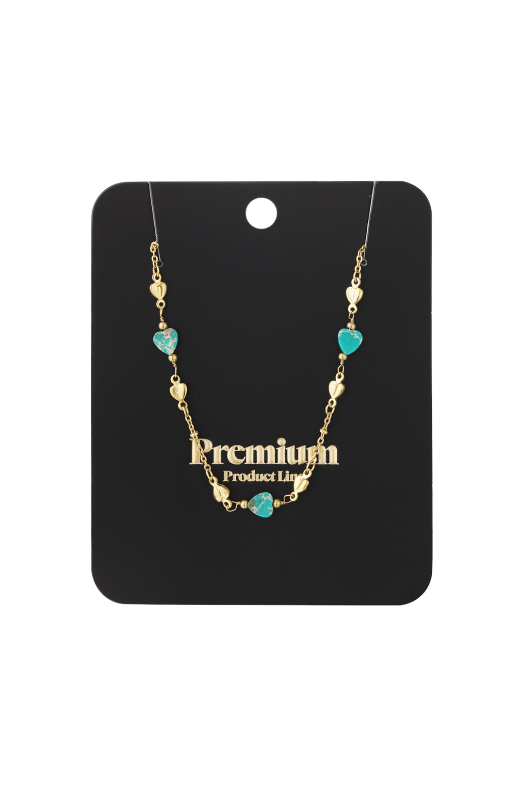 embrace the love necklace - green and