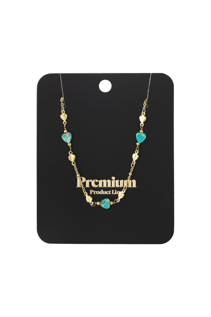 embrace the love necklace - green and