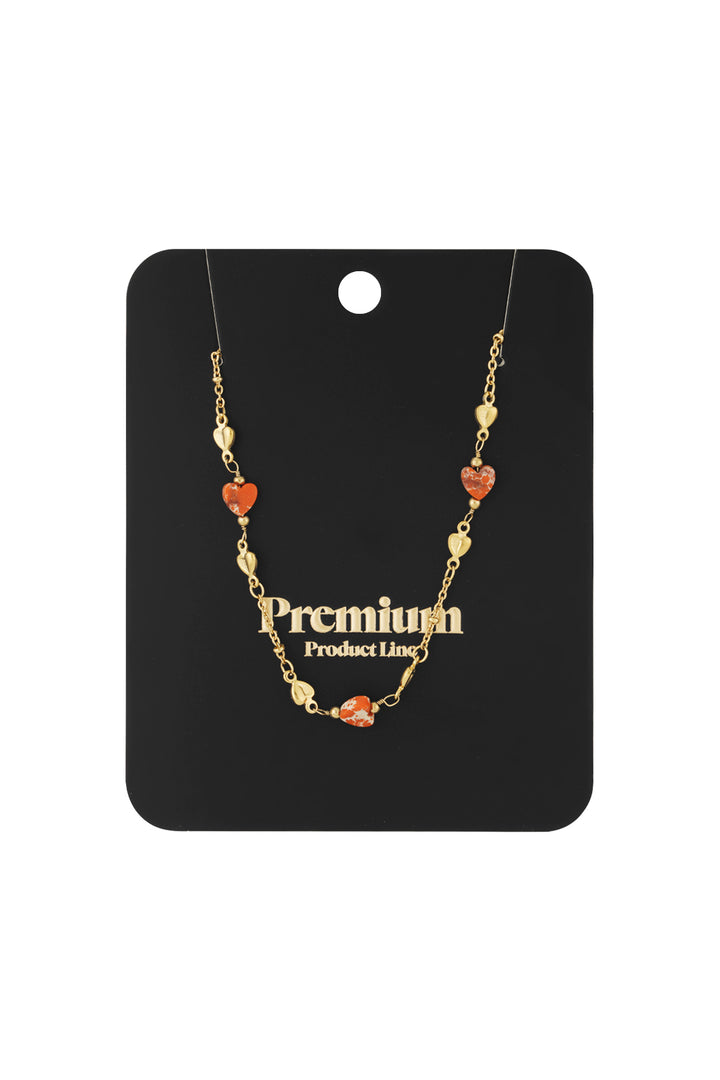 embrace the love necklace - green and