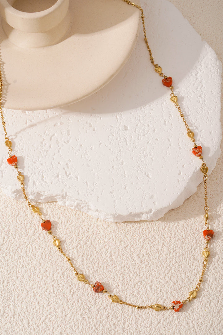 embrace the love necklace - green and