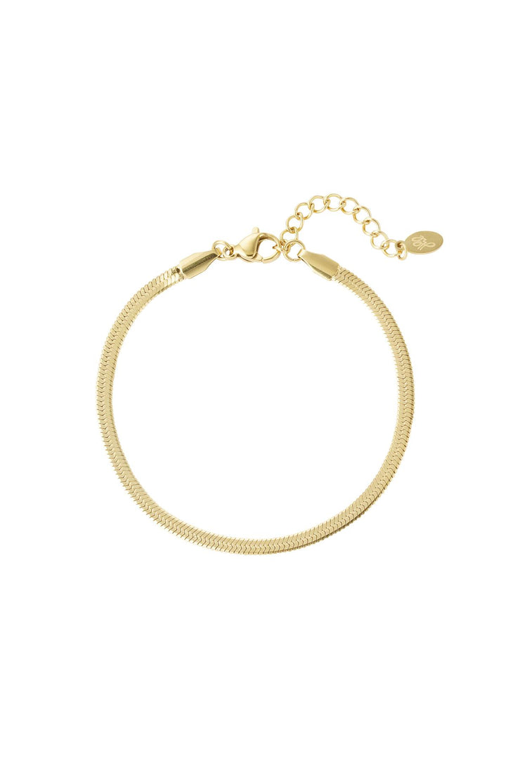Bracelet basic Gold Color Stainless Steel