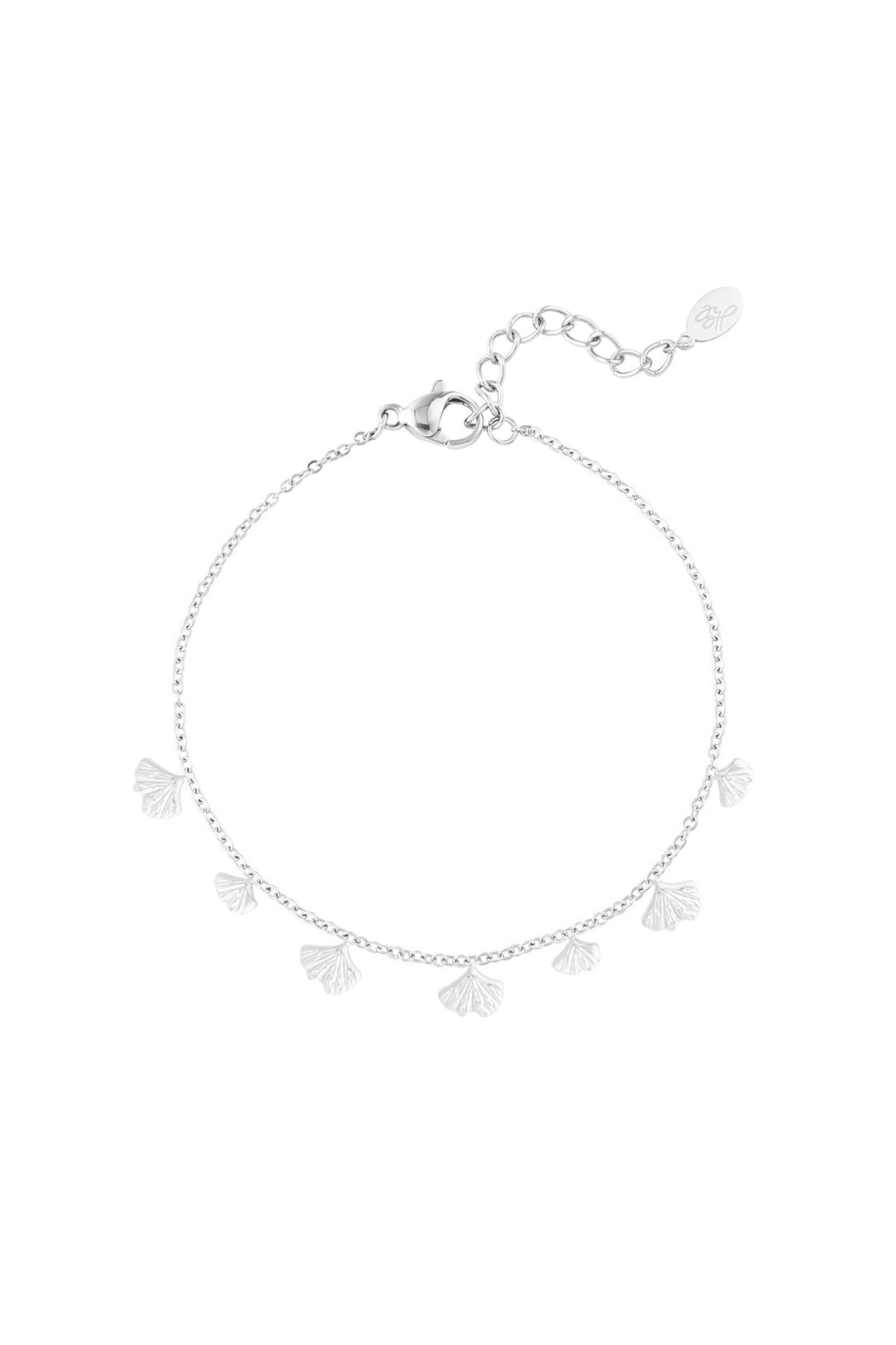 Classic bracelet with shell charms - Silver Color color