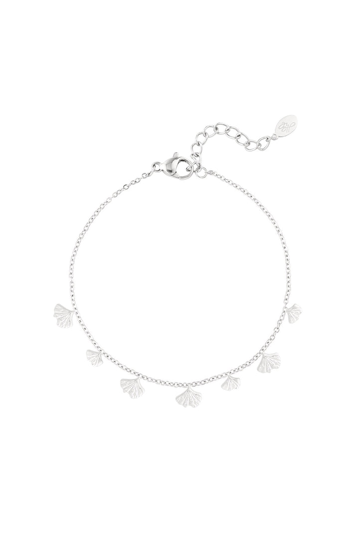 Classic bracelet with shell charms - Silver Color color