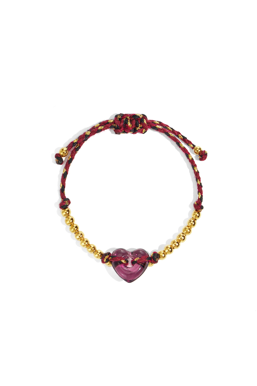 Polyester Beaded Bracelets Heart Casual Daily Simple Series Women's jewelry