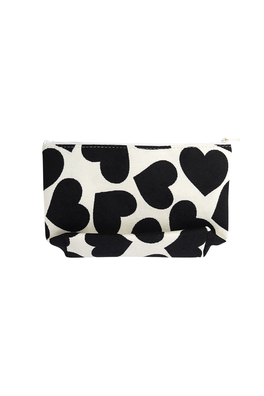 Make-up bag with hearts