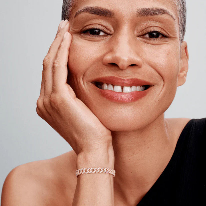 Moissanite Cuban Armbånd