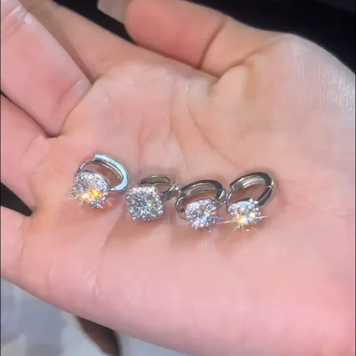 Nadine firkantede øreringe