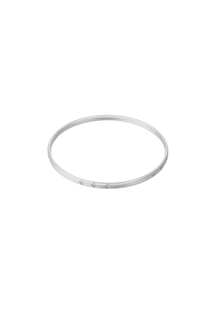Simple mini diamond bangle