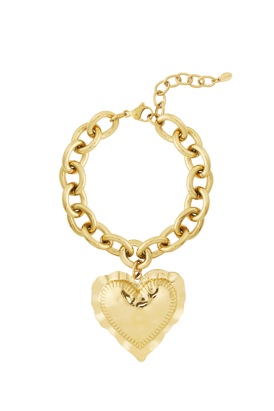 Bold heart Bracelet