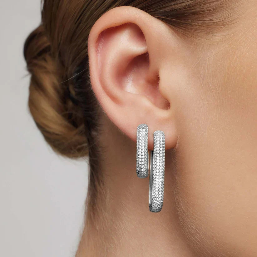 Icon Pavé Hoops
