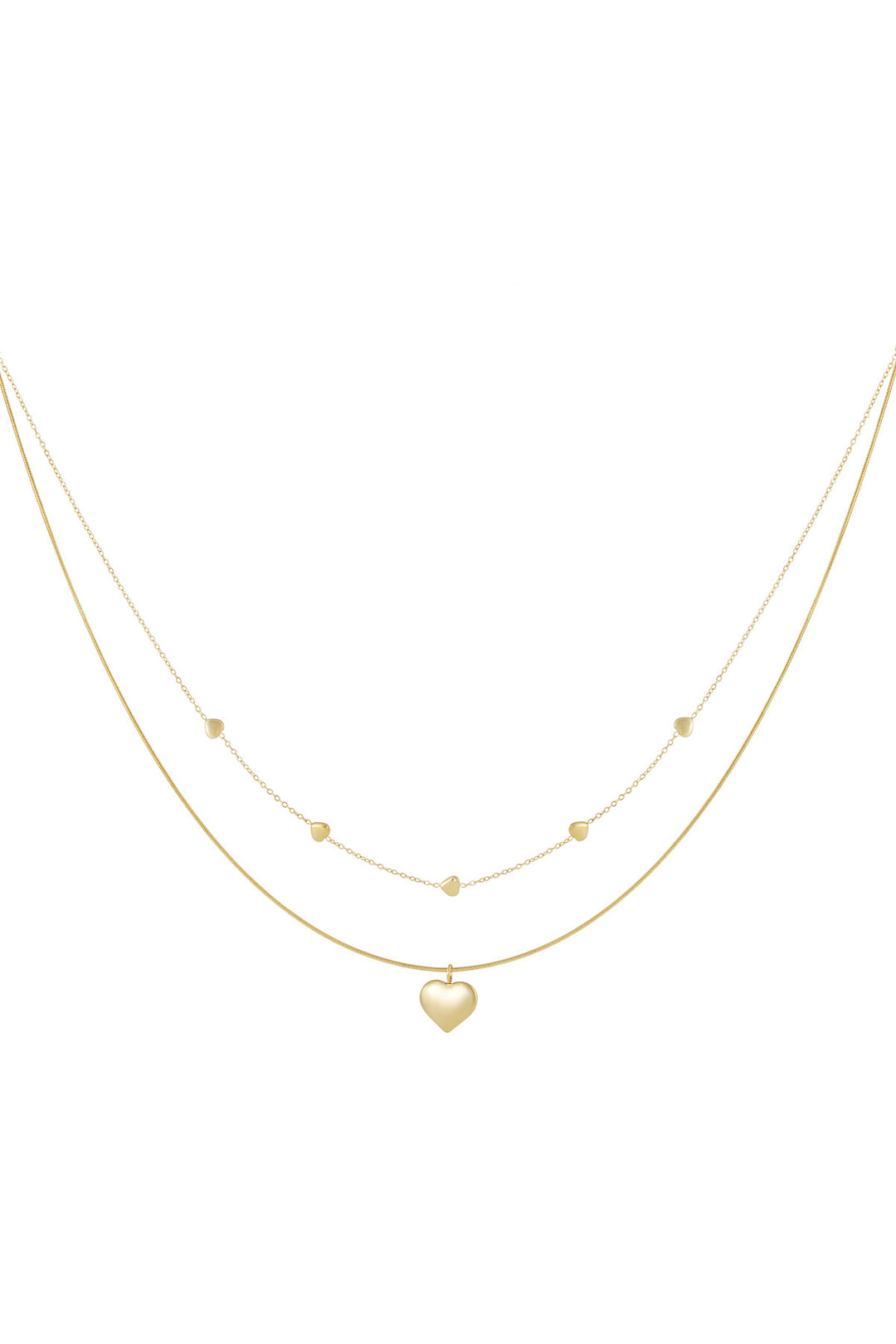 Layered Necklaces Heart Casual Daily Simple Series Women's jewelry