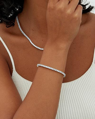 Moissanite tennisarmband