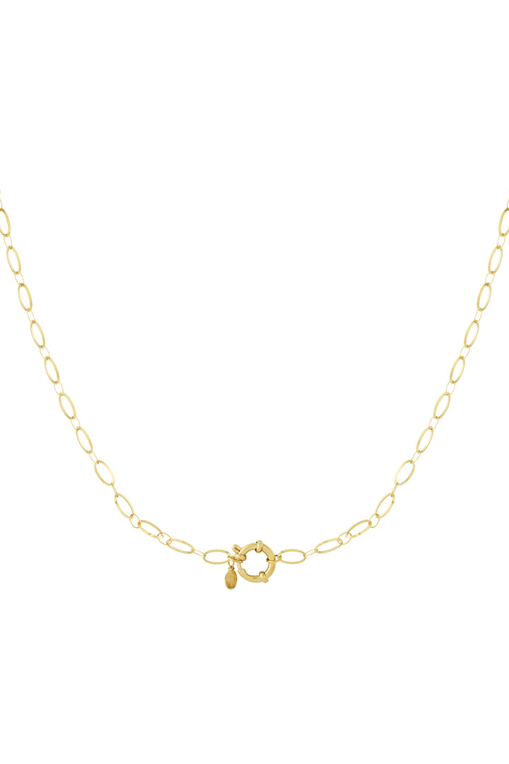 Simple lock necklace