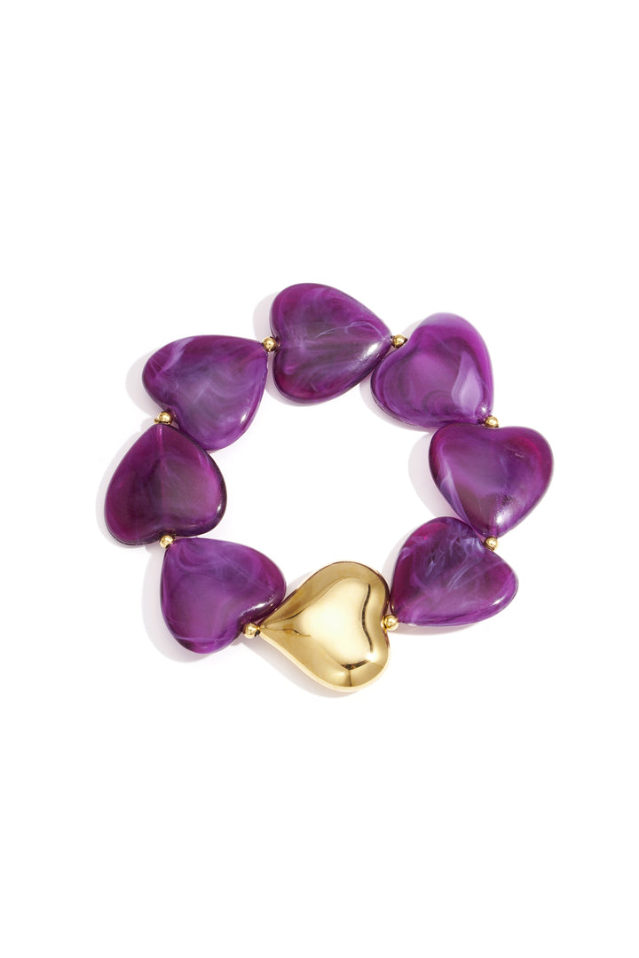 Acrylic Beaded Bracelets Heart Retro Daily Classic Series Women's jewelry