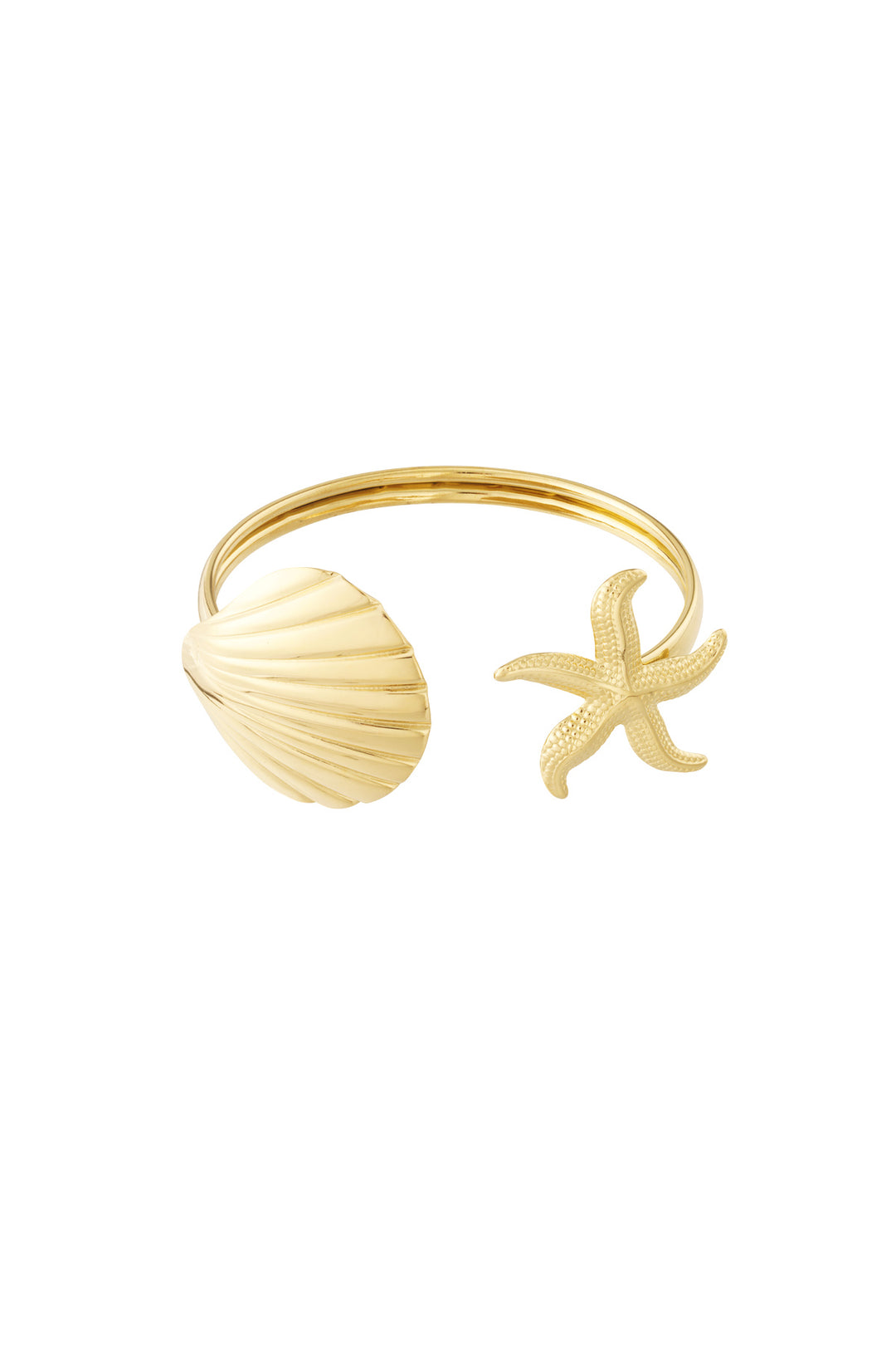 Shell and Starfish Bangle