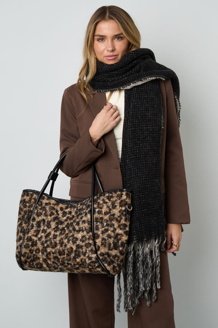 Tote Bags Leopard Print Casual Cotton Daily Accessories