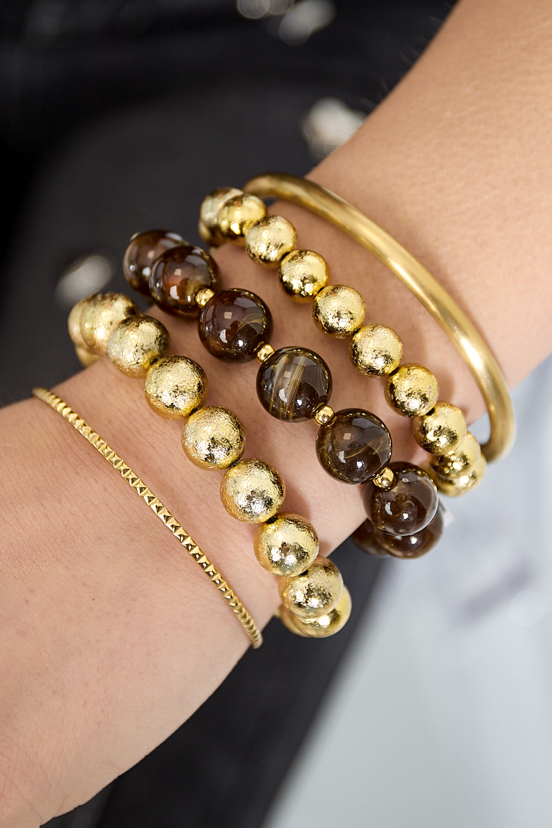 Acrylic Beaded Bracelets Beads Casual Daily Simple Series Women's jewelry