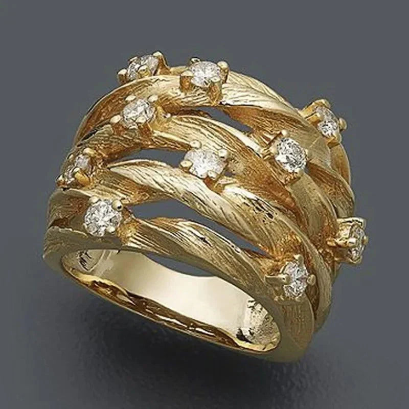 Boheemse zirkonia ring