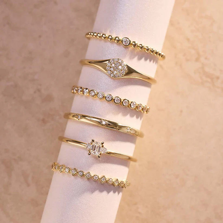 Diamanten bubbelring