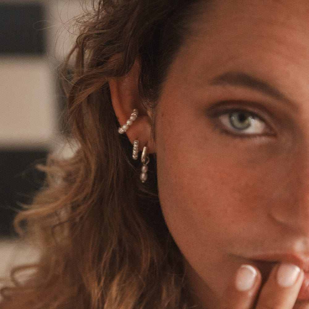 Oorbellen met zoetwaterparels