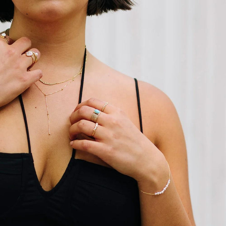 Stapelbare zoetwaterparelring