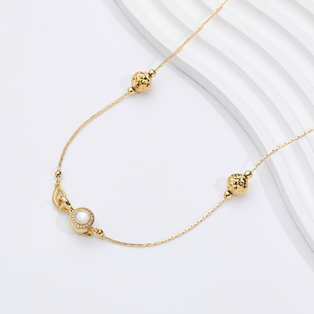 Zoetwaterparel choker ketting