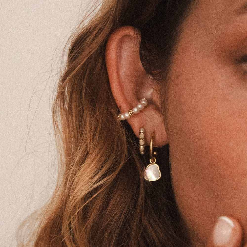 Oorbellen met zoetwaterparels