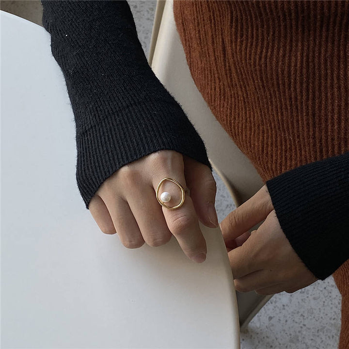 Geometrische parelring