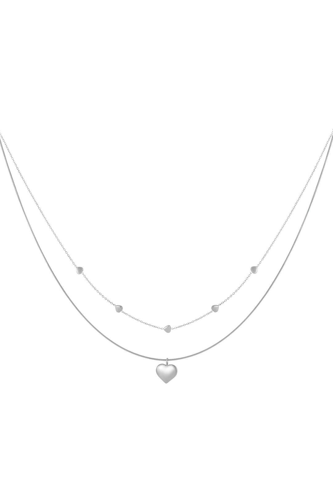 Layered Necklaces Heart Casual Daily Simple Series Women's jewelry