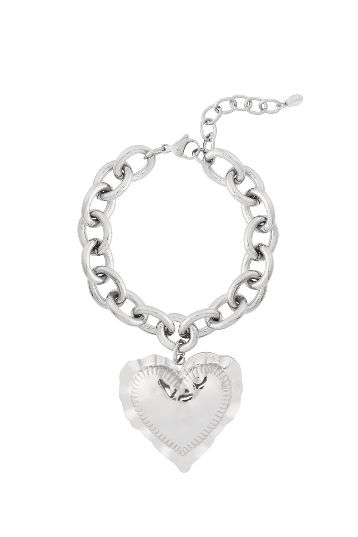 Bold heart Bracelet