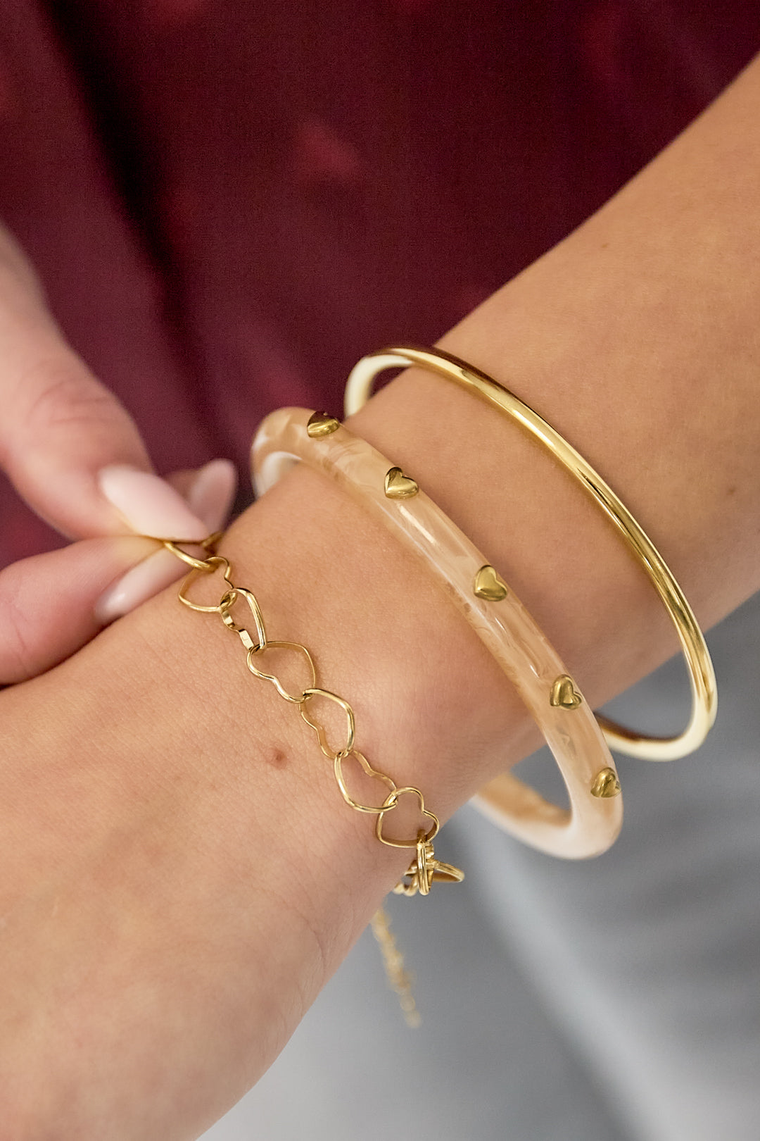 Chain Bracelets Heart Daily Daily Simple Series Women's jewelry