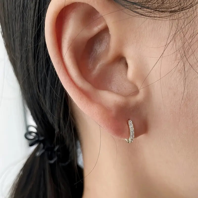 Kystinspirerede Guld Dråbeøreringe