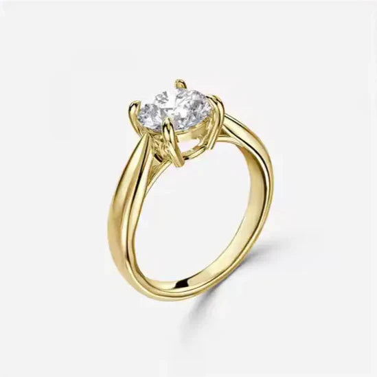 Gouden diamanten ring