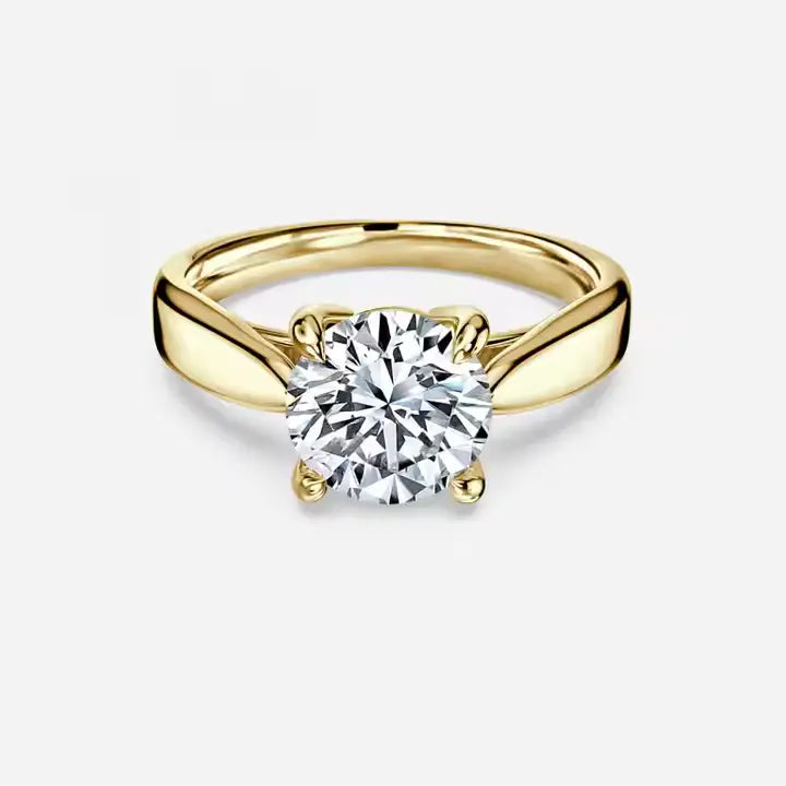 Gouden diamanten ring